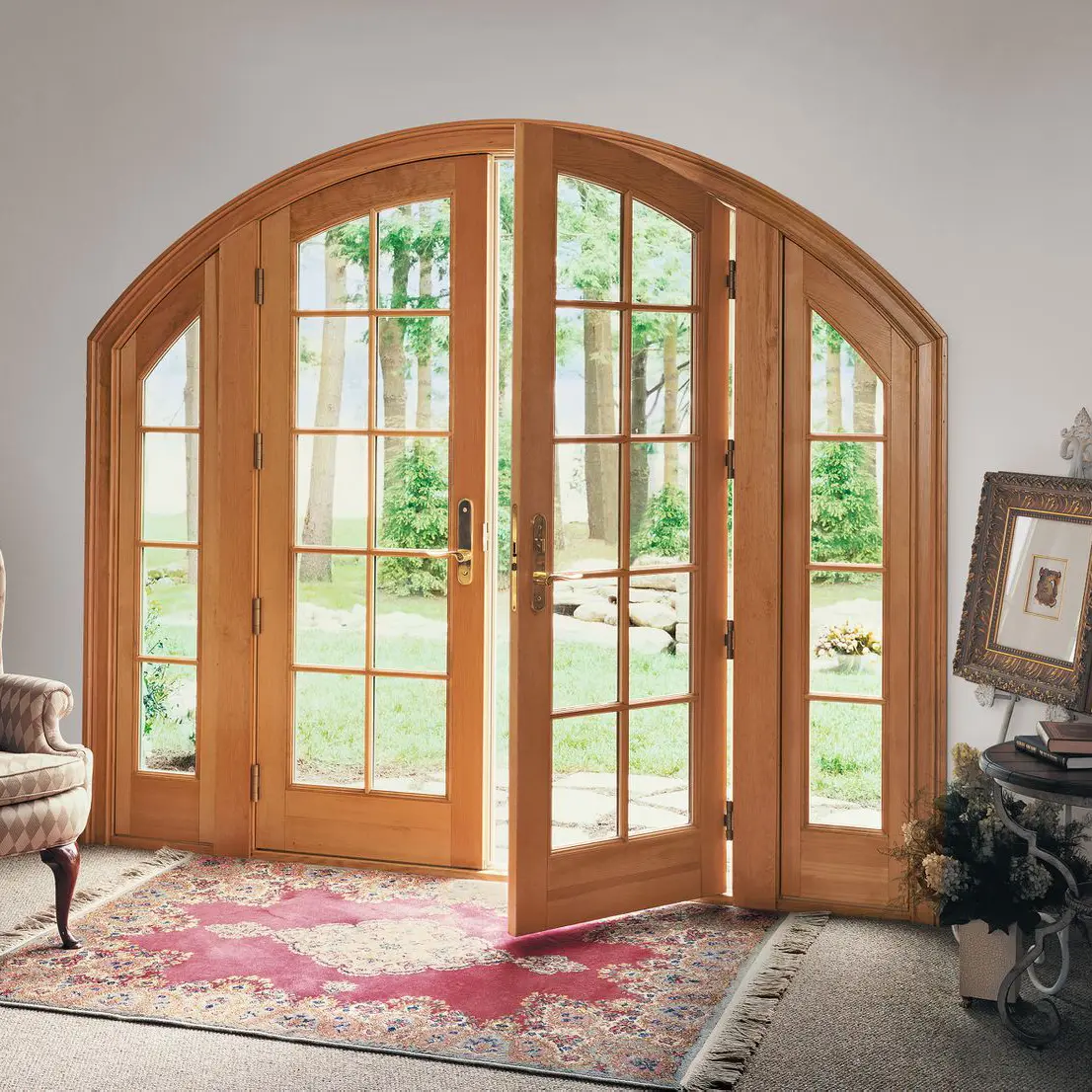 Modern Double french doors Installation