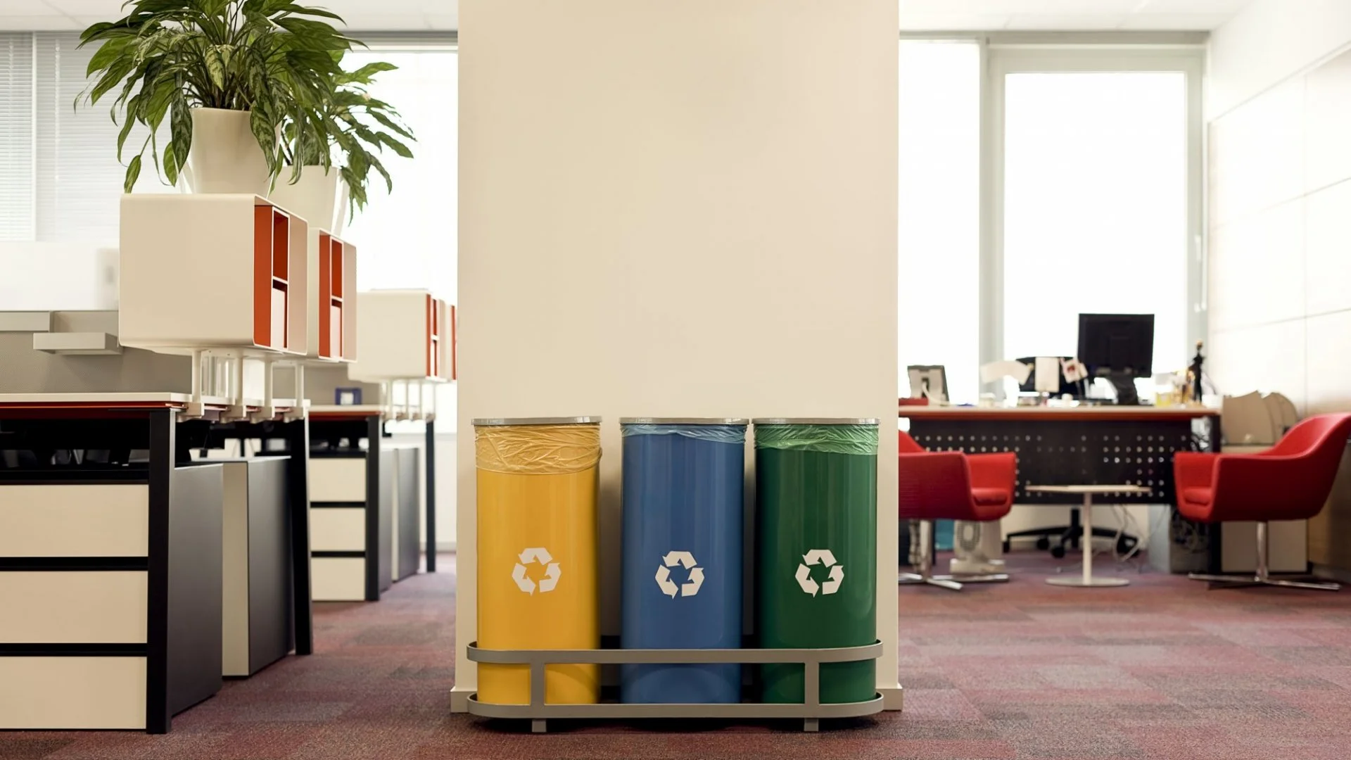 office decor stylish trash cans