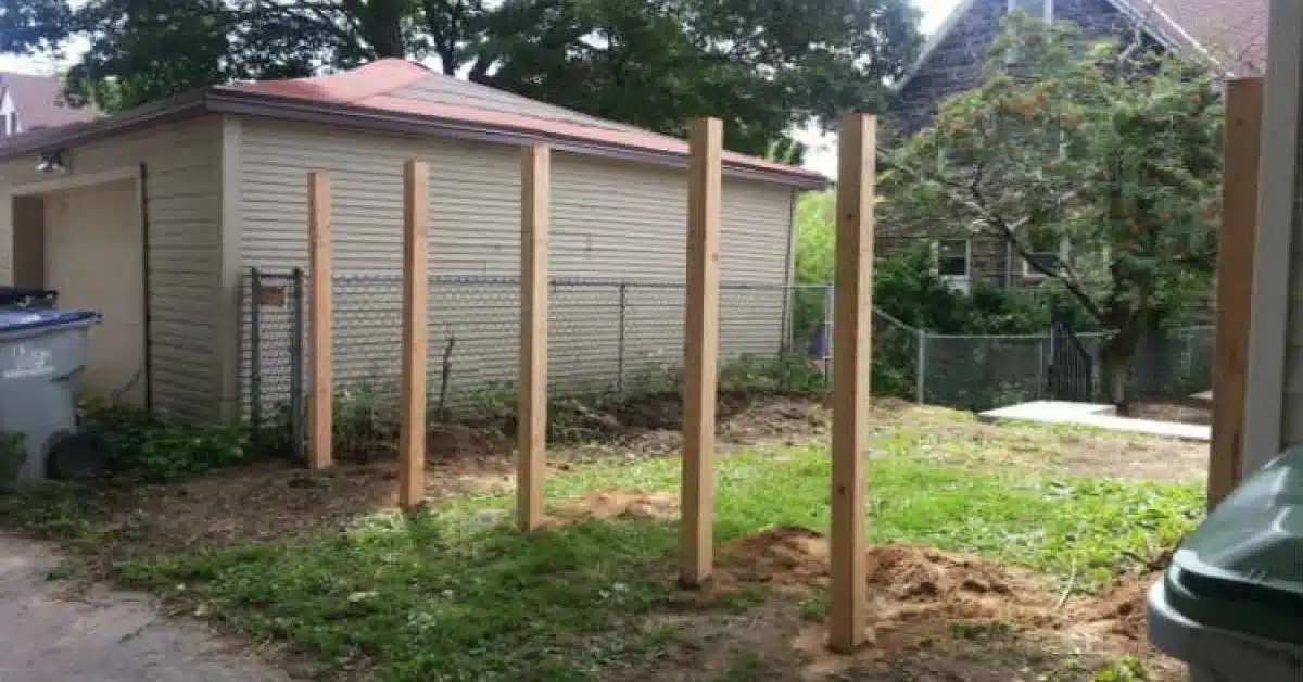 How to build a wood fence in your backyard